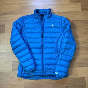 Women's My Trail 800 Goose Down Fill Lightweight Zip Up Puffer Jacket Sz Small